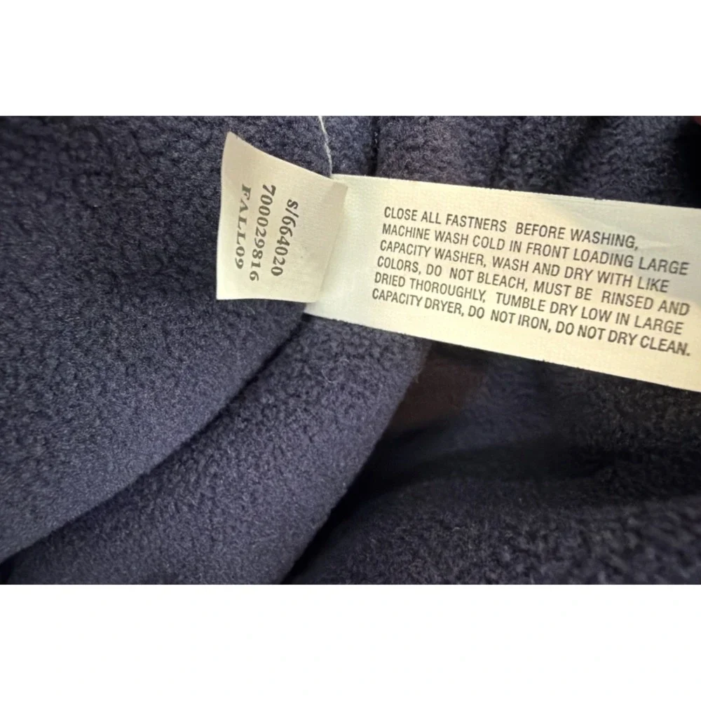 Baby Gap 3-6 Months Down Filled Cargo Pocket Down Faux Fur Hooded‎ Snowsuit Navy
